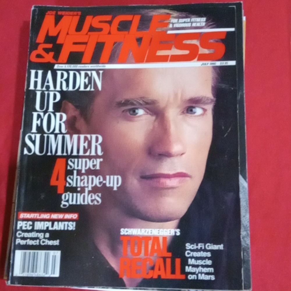 Muscle and Fitness Arnold Schwarzenegger 1990